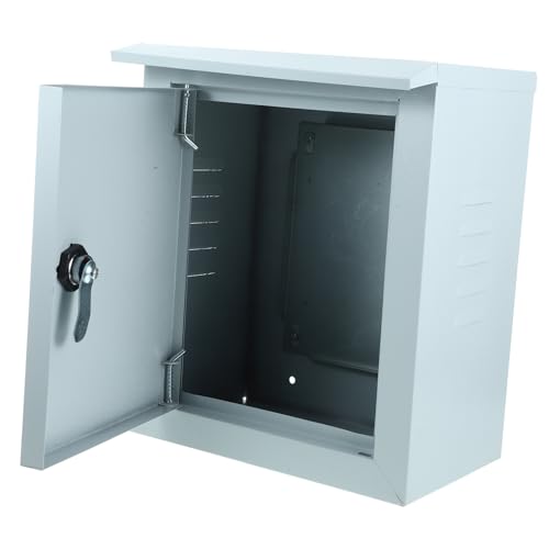 VALICLUD Wetterfeste Außenverteilerbox aus Robustem Eisen Regensicheres Gehäuse für Stromkreise und Kabelschutz für Baustellen und Outdoor einsätze von VALICLUD