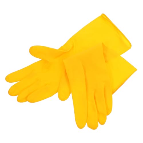 VALICLUD Wiederverwendbare Latexhandschuhe Wasserdichtes Verlängertes Design für Küche und Haushalt Unisex Spülhandschuhe für Kleine Hände Schutz bei Reinigung und Geschirrspülen VALICLUD Wiederverwendbare Latexhandschuhe Wasserdichtes Verlängertes Design für Küche und Haushalt Unisex Spülhandschuhe für Kleine Hände Schutz bei Reinigung und Geschirrspülen von VALICLUD