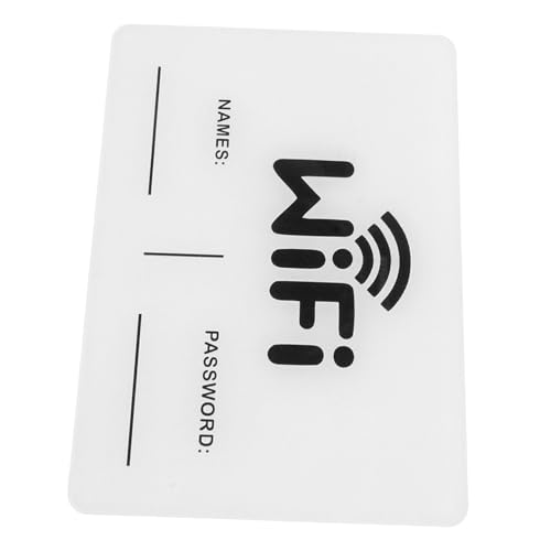 VALICLUD Wlan Passwort Anzeige Schild aus Kratzfestem Acryl Modernes Wifi Passwort Board für Gästezimmer zur Wandmontage für Zuhause und Geschäftsräume VALICLUD Wlan Passwort Anzeige Schild aus Kratzfestem Acryl Modernes Wifi Passwort Board für Gästezimmer zur Wandmontage für Zuhause und Geschäftsräume von VALICLUD