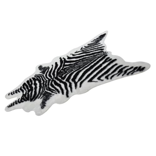 VALICLUD Zebra Muster Bodenteppich Rutschfester Flauschiger Teppich für Wohnzimmer Schlafzimmer und Badezimmer Vielseitig Einsetzbar als Fußmatte oder Sitzkissen VALICLUD Zebra Muster Bodenteppich Rutschfester Flauschiger Teppich für Wohnzimmer Schlafzimmer und Badezimmer Vielseitig Einsetzbar als Fußmatte oder Sitzkissen von VALICLUD