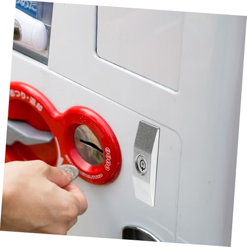 VALICLUD Zinklegierung T griff Einbauschloss für Snack Verkaufsautomaten mit Schlüssel Robustes Automatenschloss zur Sicherung von Süßwaren Selbstbedienungsautomaten Einfache Installation von VALICLUD