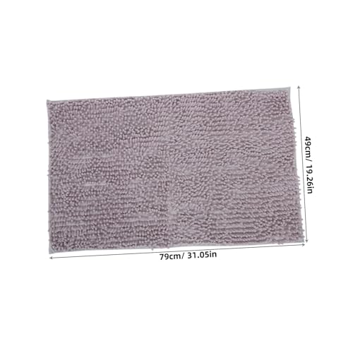 VALICLUD rutschfeste Chenille Badematte Waschbar Saugfähiger Badteppich Für Badezimmer Wc Küche Weicher Flauschiger Türvorleger Anti rutsch Eingangsmatte von VALICLUD