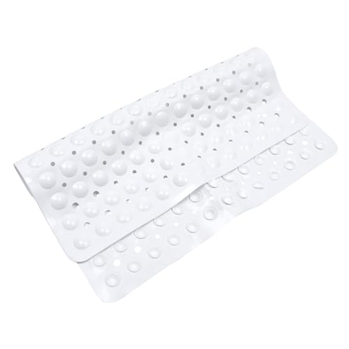 VALICLUD rutschfeste Duschmatte Quadratisch mit Saugnäpfen PVC Fußmassagepad für Badezimmer Flexibel Strapazierfähig Fördert Blutzirkulation Sicherer Halt Glatten Böden von VALICLUD