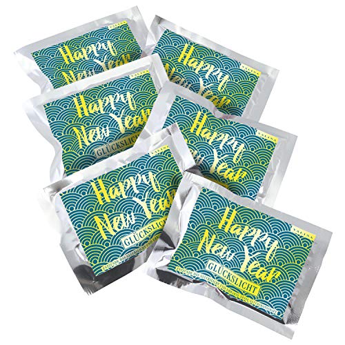 Fortunas Glückslicht | Gold Edition "Happy" | Happy New Year | 6er Pack von VALINA