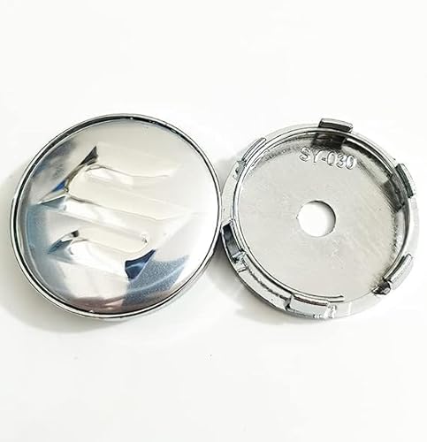 VALKEM 4 Stück Nabendeckel für Suzuki 60mm, Wasserdicht Rostfrei Auto Radnabendeckel Zierdeckel, Felgendeckel Staubdicht Radnabenabdeckung Schmücken Zubehör,A VALKEM 4 Stück Nabendeckel für Suzuki 60mm, Wasserdicht Rostfrei Auto Radnabendeckel Zierdeckel, Felgendeckel Staubdicht Radnabenabdeckung Schmücken Zubehör,A von VALKEM
