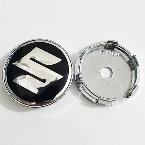 VALKEM 4 Stück Nabendeckel für Suzuki 60mm, Wasserdicht Rostfrei Auto Radnabendeckel Zierdeckel, Felgendeckel Staubdicht Radnabenabdeckung Schmücken Zubehör,B VALKEM 4 Stück Nabendeckel für Suzuki 60mm, Wasserdicht Rostfrei Auto Radnabendeckel Zierdeckel, Felgendeckel Staubdicht Radnabenabdeckung Schmücken Zubehör,B von VALKEM