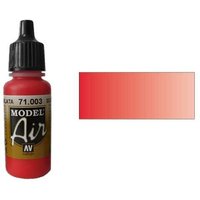 Vallejo - Airbrush Farbe Model Air 71.003 Rojo Escarlata Scarlet Red (RAL3020) von VALLEJO