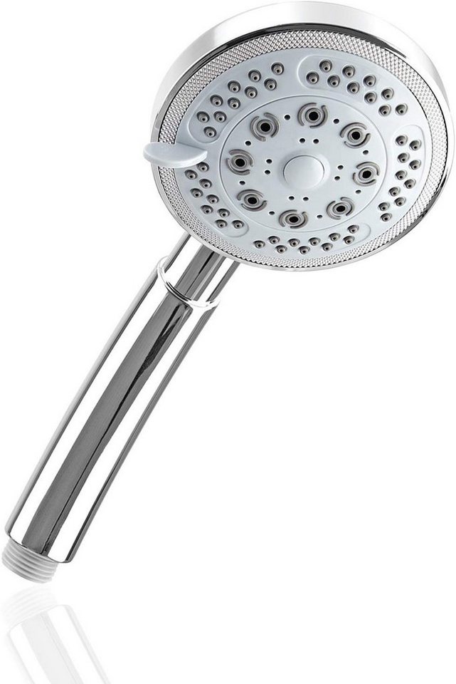 VALNEO Regenduschkopf Chrom Duschkopf 5 Strahlarten Multifunktion Duschbrause wassersparend von VALNEO