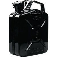 Kraftstoffkanister 5l Schwarz RAL 9005 Stahlbl.0,9mm L230xB120xH310mm von VALPRO