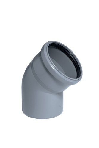 Bogen HT-Rotstrich DN 100 15 Grad von Valsir