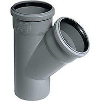 Valsir - Einfachabzweig (htea) pp mit Steckmuffe, DN90/90, 45 Grad, Abwasserrohr von VALSIR