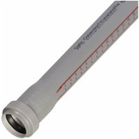 Ht Rohr DN50 1500mm 1,5m htem NW50 50mm Abwasserrohr Abflussrohr grau von OSTENDORF