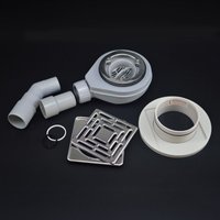 120 x 120 x 4 cm Duschwanne, Fliesen bereit, mit Siphon Duschwanne, VALSTORM © 2 von VALSTORM