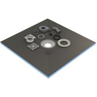 Valstorm - 120 x 80 x 4 cm Duschwanne, Fliesen bereit, mit Siphon Duschwanne © 2 von VALSTORM