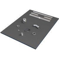 Valstorm - 120 x 90 x 3 cm Duschwanne, Fliesen bereit, mit Siphon Duschwanne © 2 von VALSTORM