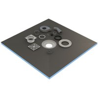 Valstorm - 120 x 90 x 4 cm Duschwanne, Fliesen bereit, mit Siphon Duschwanne © 2 von VALSTORM