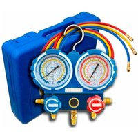 2-Wege Klimaanlage R32, R410a, R407c, R134a Set 2 Füllschläuche Manometer Value von VALUE