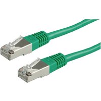 21.99.1323 RJ45 Netzwerkkabel, Patchkabel cat 6 s/ftp 0.50 m Grün 1 St. - Value von VALUE