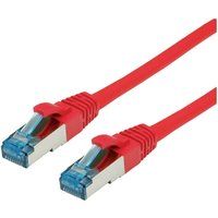 21.99.1920 RJ45 Netzwerkkabel, Patchkabel cat 6a s/ftp 0.50 m Rot 1 St. - Value von VALUE
