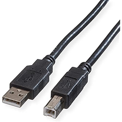 ROLINE USB 2.0 Kabel, Typ A-B, schwarz, 1,8 m von VALUE