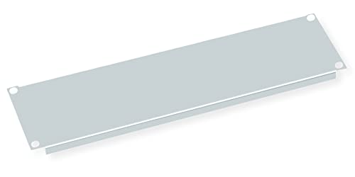 VALUE 19"-Blindplatte 3 HE, grau von VALUE