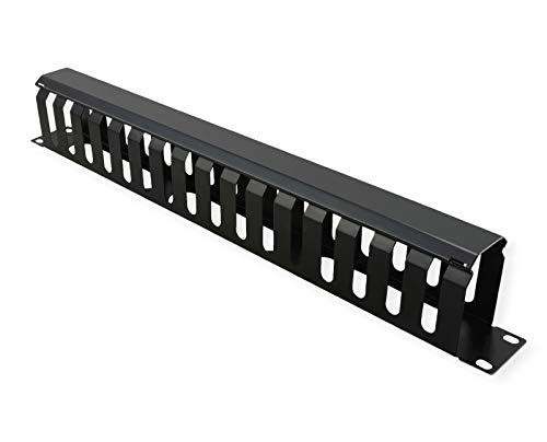 VALUE 19"-Frontplatte 1 HE mit Rangierkanal 40 x 60 mm, schwarz VALUE 19"-Frontplatte 1 HE mit Rangierkanal 40 x 60 mm, schwarz von VALUE