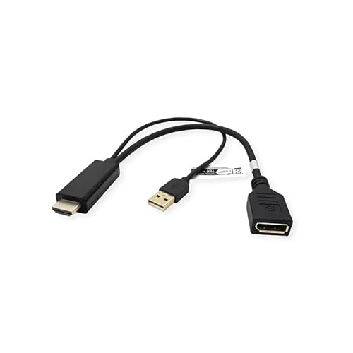 VALUE 4K HDMI-DisplayPort Adapter, v1.2, HDMI ST - DP BU von VALUE