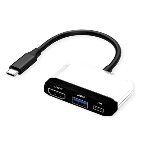 VALUE Display Adapter USB Typ C - HDMI, USB 3.2 Gen 1 Typ A, Typ C PD VALUE Display Adapter USB Typ C - HDMI, USB 3.2 Gen 1 Typ A, Typ C PD von VALUE