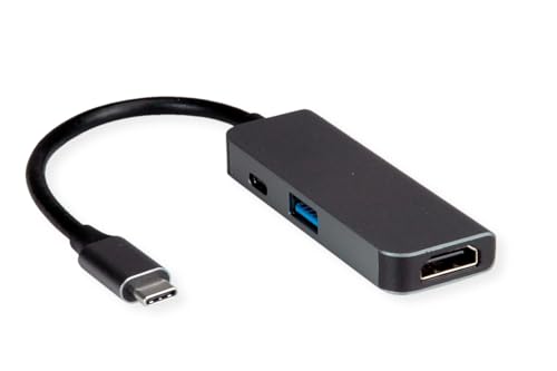 VALUE Display Adapter USB Typ C - HDMI + USB 3.2 Gen 1 A + Typ C PD von VALUE