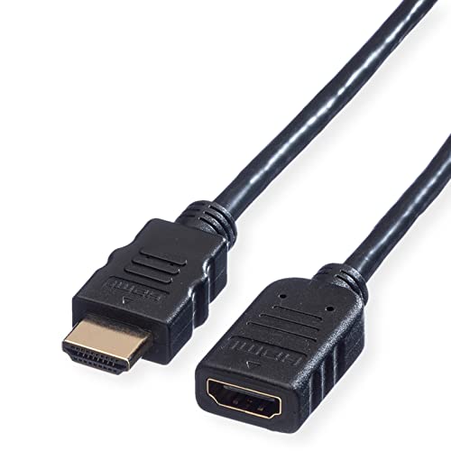 VALUE HDMI High Speed Verlängerungskabel, mit Ethernet, ST-BU, 3 m von VALUE