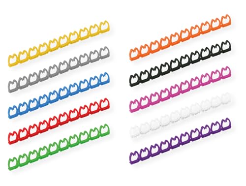 VALUE Kabelmarkieungsset für Patchkabel, 5-6,5mm, 10 x 10 St., mehrfarbig VALUE Kabelmarkieungsset für Patchkabel, 5-6,5mm, 10 x 10 St., mehrfarbig von VALUE