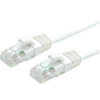 VALUE - Patch-Kabel - RJ-45 (M) bis RJ-45 (M) - 50 cm - UTP CAT 6 weiss von VALUE
