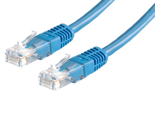 VALUE Patchkabel Kat.6 (Class E) UTP, blau, 5 m von VALUE