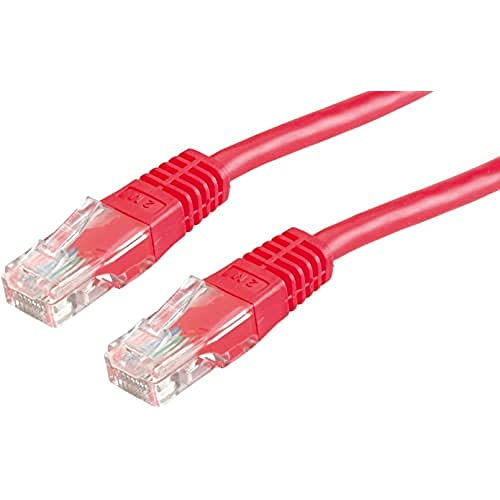 VALUE Patchkabel Kat.6 (Class E) UTP, rot, 2 m von VALUE