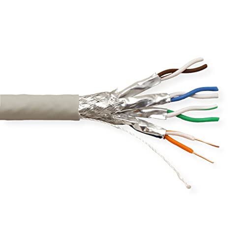 VALUE S/FTP Kabel, Kat.7 (Class F), Massivdraht, Dca, 100 m von VALUE