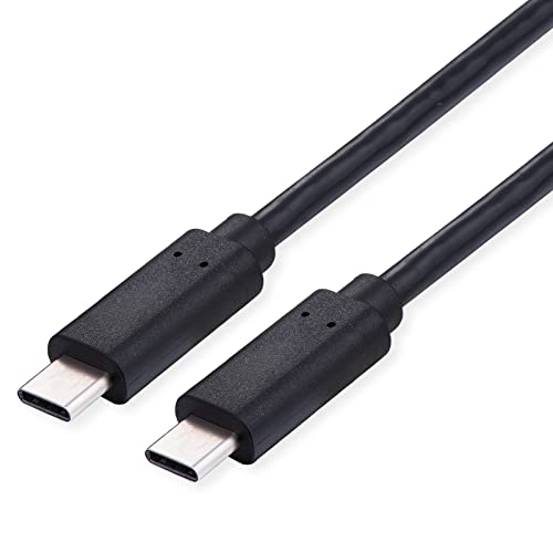 VALUE USB 2.0 Kabel, C-C, ST/ST, 100W, schwarz, 1 m von VALUE