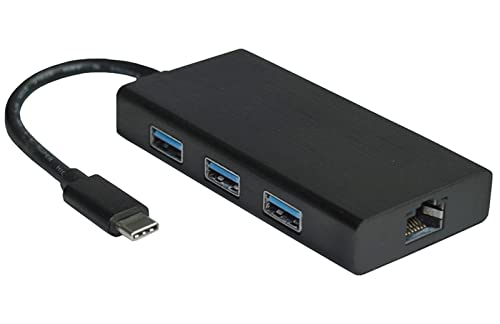 VALUE USB 3.1 Typ C zu Gigabit Ethernet Konverter + Hub 3x USB 3.0 Typ A VALUE USB 3.1 Typ C zu Gigabit Ethernet Konverter + Hub 3x USB 3.0 Typ A von VALUE