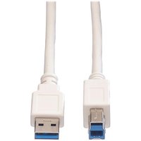 VALUE USB-Kabel weiß USB (M) zu USB Typ B (M) USB 3.0 - 3 m von VALUE