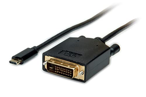 VALUE USB Typ C - DVI Adapterkabel, ST/ST, 2 m von VALUE