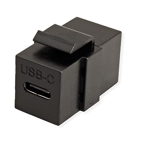 VALUE USB Typ C Keystone Modul, schwarz VALUE USB Typ C Keystone Modul, schwarz von VALUE