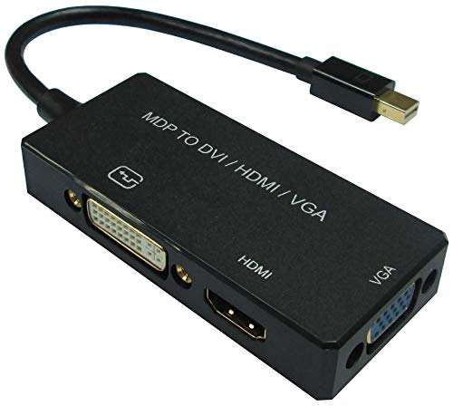 Value 12.99.3154-12.99.3154 Videokabel-Adapter 0,1 m Mini DisplayPort Mini DisplayPort/HDMI/VGA Schwarz Converter Mini DP to HDMI/DVI/VGA von VALUE