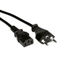 19.99.1220 Strom Verbindungskabel Schwarz 1.80 m - Value von VALUE