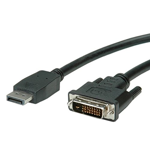 Value DisplayPort/DVI Adapterkabel DisplayPort Stecker, DVI-D 24+1pol. Stecker 5.00m Schwarz 11.99 von VALUE
