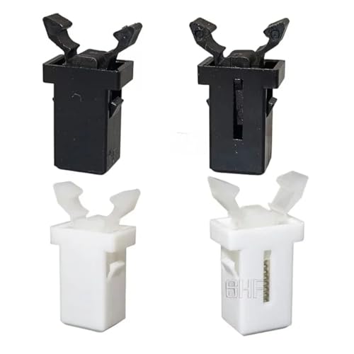 10/20 Stück schwarz-weißer kleiner Türschlossschalter PR-001 selbstsichernde Türabdeckung for Klimaanlagen-Set-Top-Box PR001(White 10Pcs) von VAMOARPOL