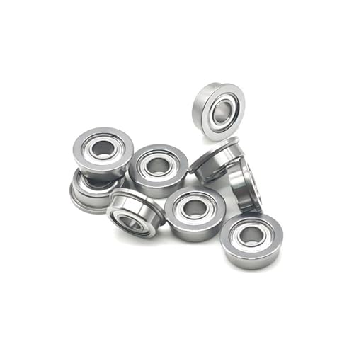 10 PCS MF104ZZ 4x10x4mm Flansch Lager ABEC-7 Miniatur Flansch MF104 Z ZZ Kugellager von VAMOARPOL