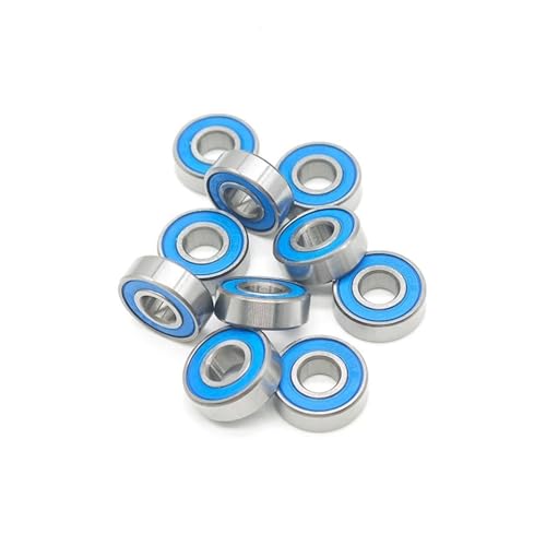 10 STÜCKE 696RS 6X15X5mm Lager ABEC-7 Miniatur 696-2RS Kugellager Hohe qualität Mit Blau Versiegelt von VAMOARPOL