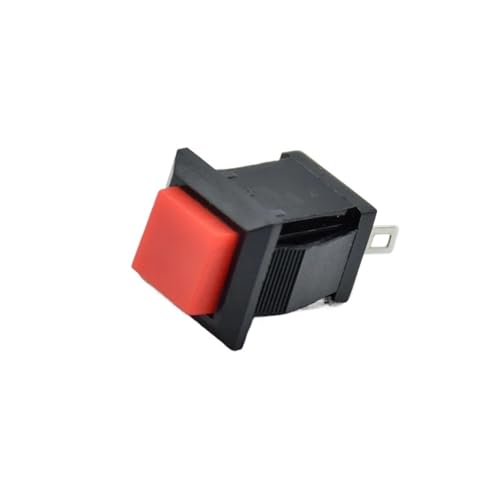 10 STÜCKE EIN-AUS auto reset quadratischen push-ON schalter 2A 250 V/4A 125 V AC elektrische schalter DS-431(10 red) von VAMOARPOL