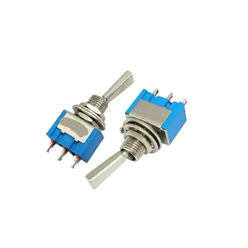 2 stück Mini Kippschalter SPDT Flache Griff AUF OFF AUF Rast 2/3 Position 3 Pin for Auto Lkw Mit solder Terminals 2 stück Mini Kippschalter SPDT Flache Griff AUF OFF AUF Rast 2/3 Position 3 Pin for Auto Lkw Mit solder Terminals von VAMOARPOL