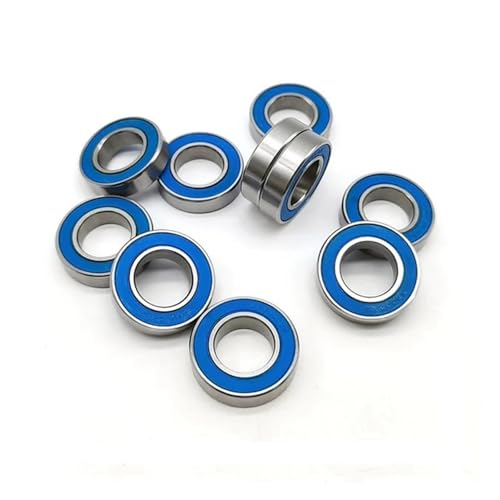 5 stücke 4x7x2,5mm MR74 2RS ABEC-7 Hobby Elektrische RC Autos Lkw Miniatur Lager L740D Blau Gummi Versiegelt von VAMOARPOL