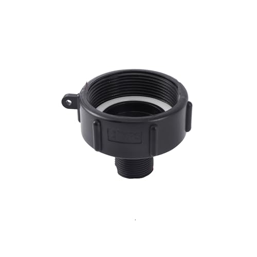 60 mm NPS-Innengewinde, 3/4 Zoll BSP-Außengewinde, IBC-Tank-Adapterkupplung, BSP GHT-Reduzierstück, Bewässerungswassertank-Armaturen(IBC Tank Adapter) von VAMOARPOL